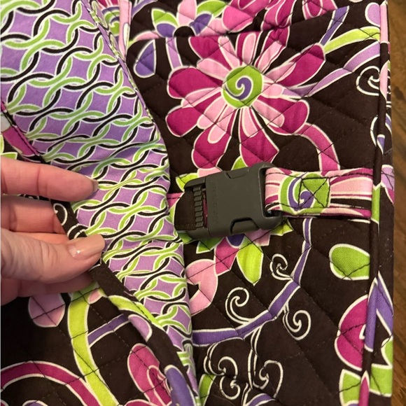 Vera Bradley Messenger Bag in Purple Punch - Picture 6 of 9
